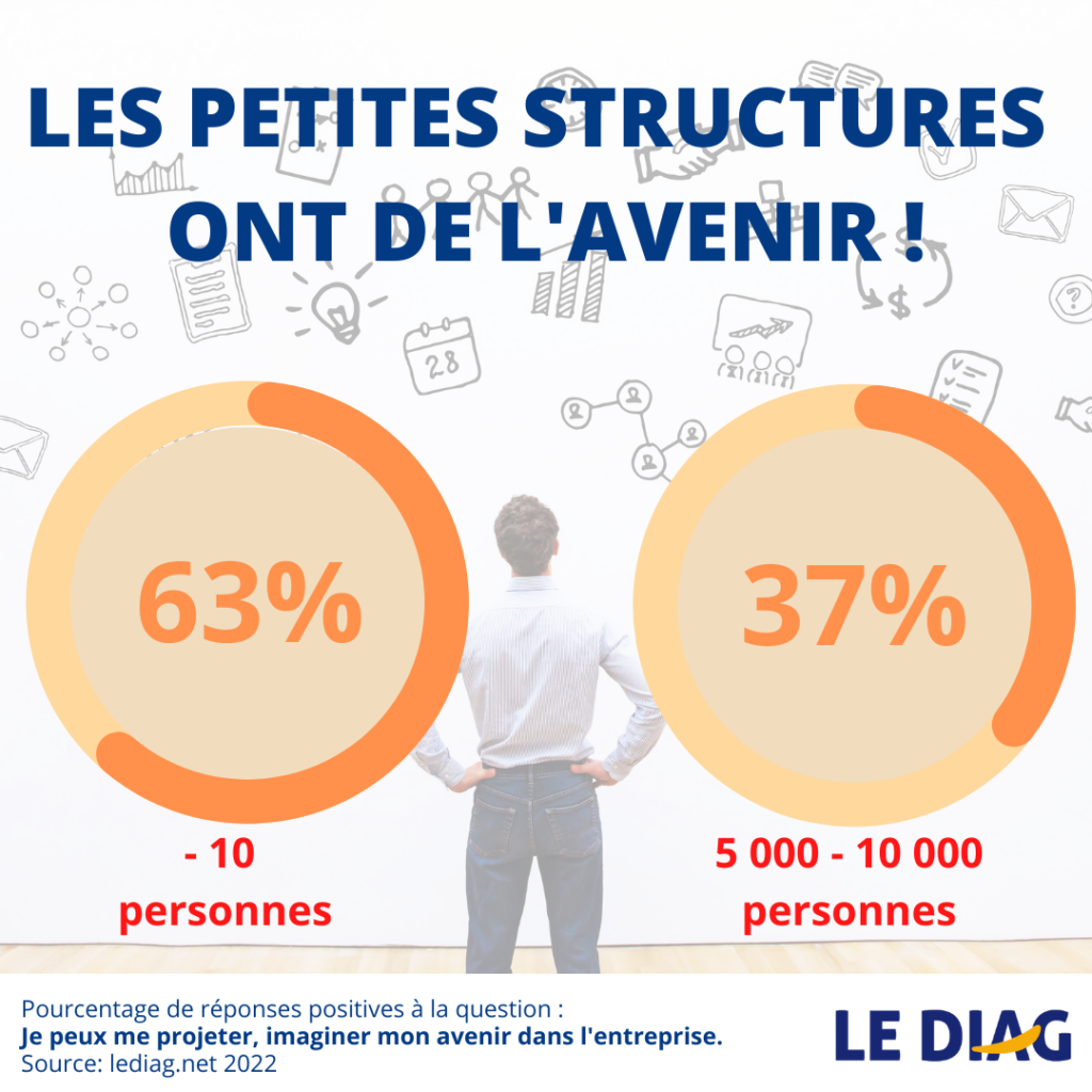 datas LEDIAG projection avenir fonction taille de l'entreprise