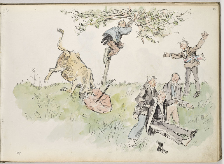 caricature des comices agricoles